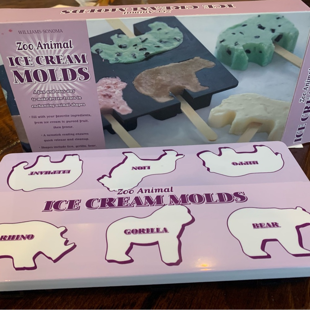 Williams-Sonoma Zoo Animal Ice Cream Molds